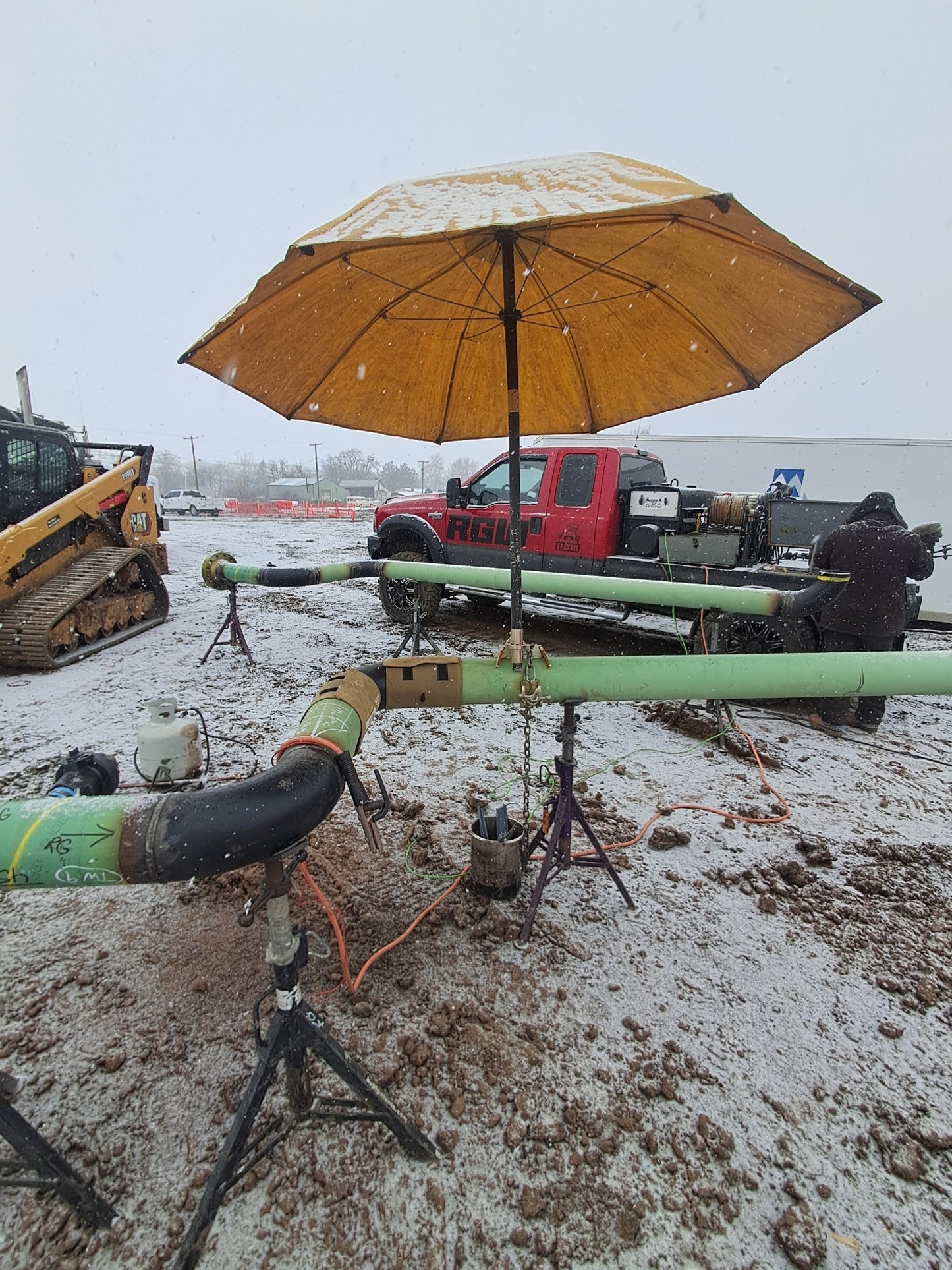 Pipe Mount Umbrella Stand