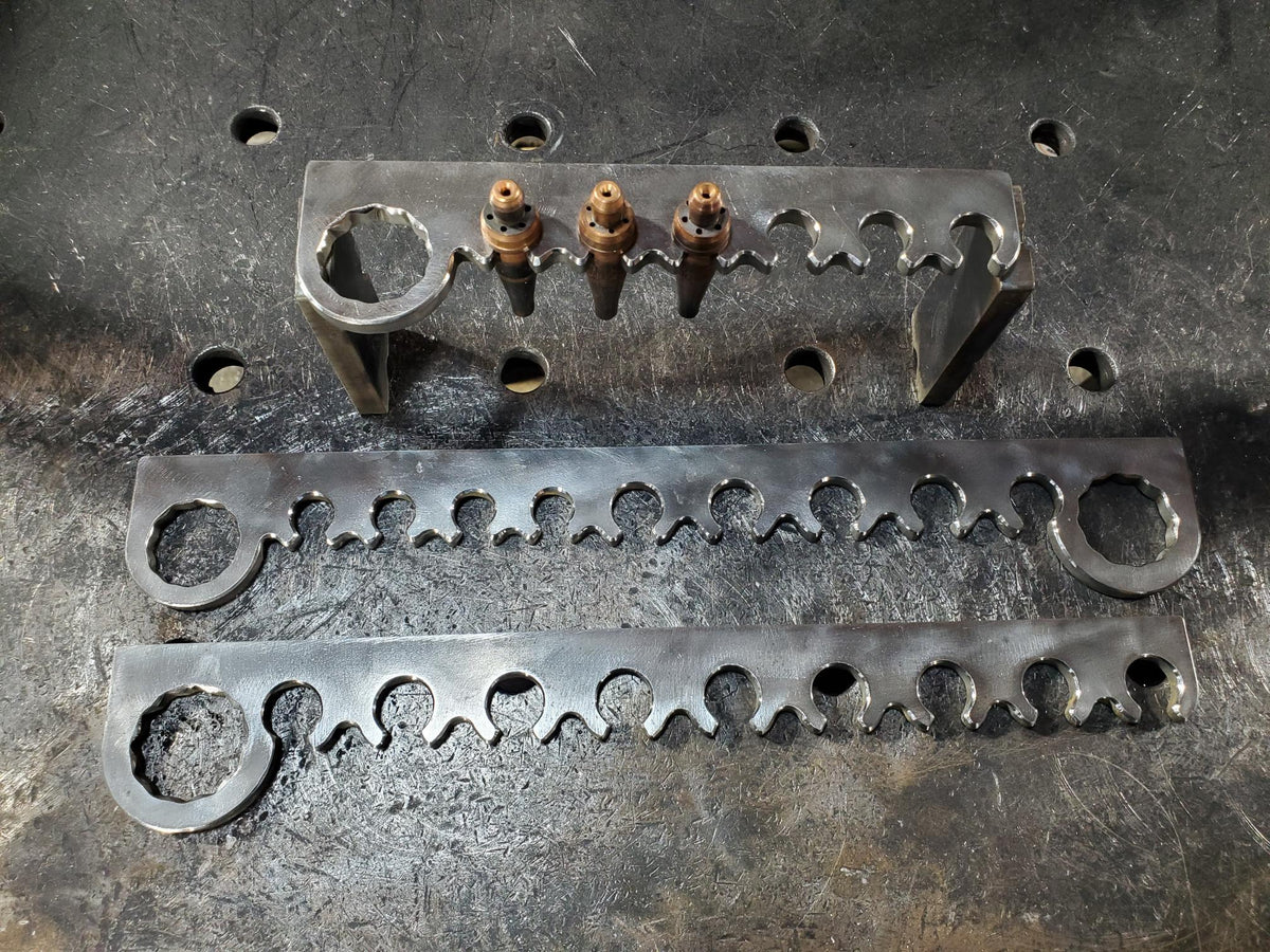 DIY Torch Tip Rack with Wrench