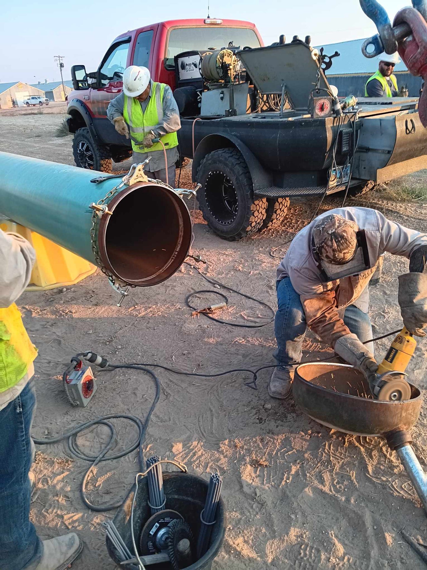 Rig Welder Gear Chain Clamp