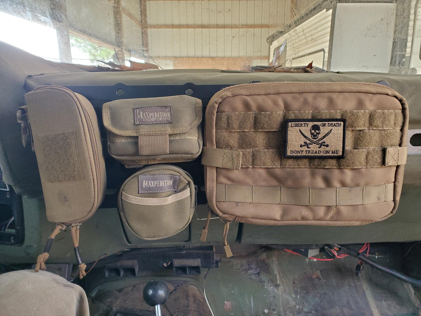 CUCV Rigid MOLLE Dash Panel Extension